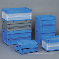 Warehouse storage plastic collapsible container